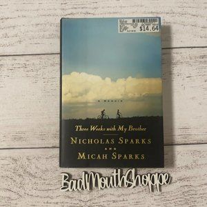 *THREE WEEKS WITH MY BROTHER by Nicholas Sparks Hardback Book